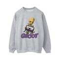 Miniatyrbillede 1 af 4: Guardians Of The Galaxy Mens Groot Casette Sweatshirt