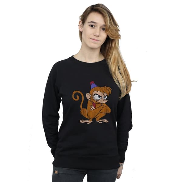 Disney Womens/Ladies Aladdin Classic Angry Abu Sweatshirt