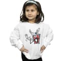 Miniatyrbild 2 av 5: Disney Nightmare Before Christmas Ghosts Of Jack - Sweatshirt för flickor