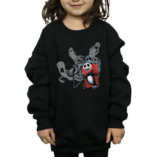 Disney Nightmare Before Christmas Ghosts Of Jack - Sweatshirt för flickor