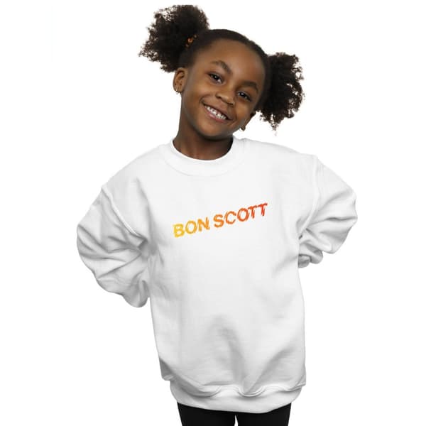 Bon Scott Girls Shattered Logo Sweatshirt