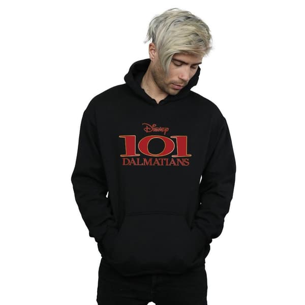 Disney Mens 101 Dalmatians Logo Hoodie