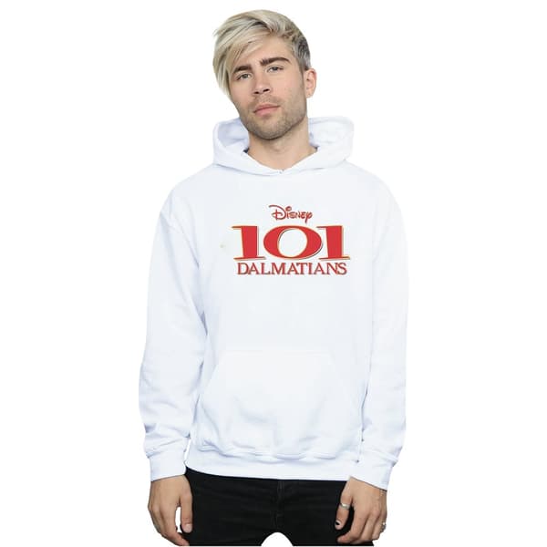 Disney Mens 101 Dalmatians Logo Hoodie