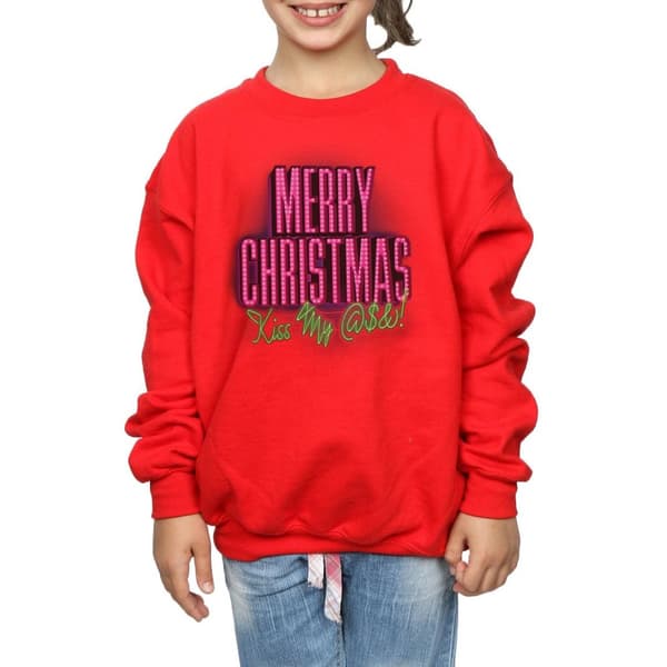 National Lampoon´s Christmas Vacation Girls Kiss My Ass Sweatshirt