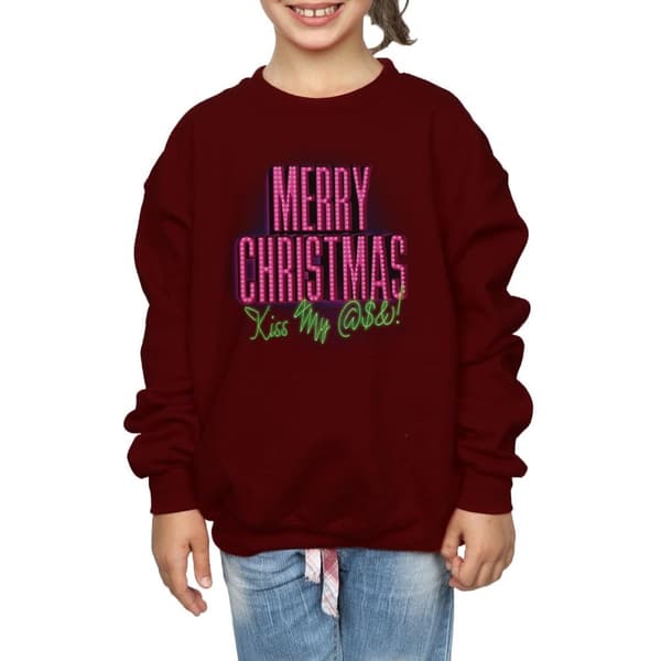 National Lampoon´s Christmas Vacation Girls Kiss My Ass Sweatshirt