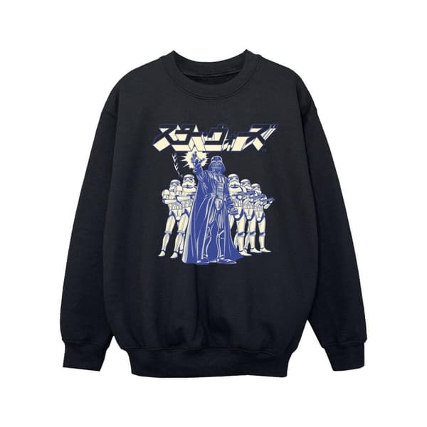 Star Wars Girls Japanese Darth Sweatshirt Black 3-4 Years