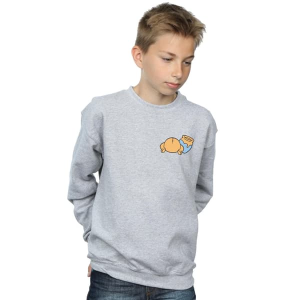 Disney Boys Winnie The Pooh Backside Breast Print Sweatshirt