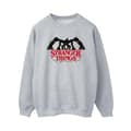 Miniatyrbild 1 av 3: Netflix Dam/Tjej Stranger Things Demogorgon Christmas Lights Sweatshirt
