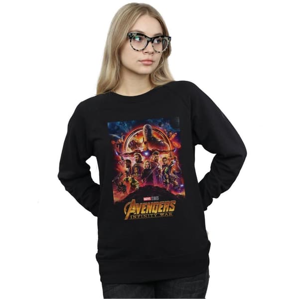 Marvel Sweatshirt med affisch från Avengers Infinity War - dam/dam