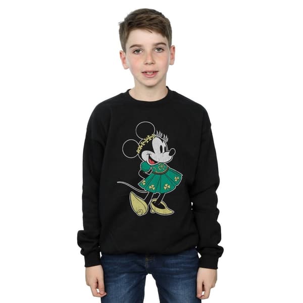 Disney Pojkar Minnie Mouse St Patrick´s Day Kostym Sweatshirt