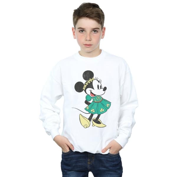 Disney Pojkar Minnie Mouse St Patrick´s Day Kostym Sweatshirt
