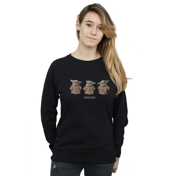 Star Wars Womens/Ladies The Mandalorian The Child Poses Sweatshirt