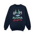 Miniatyrbilde 1 av 4: Disney Mens Lilo And Stitch Christmas Tree Shades Sweatshirt