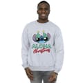 Miniatyrbilde 2 av 3: Disney Mens Lilo And Stitch Christmas Tree Shades Sweatshirt
