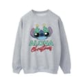 Miniatyrbilde 1 av 3: Disney Mens Lilo And Stitch Christmas Tree Shades Sweatshirt