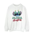 Miniatyrbilde 1 av 3: Disney Mens Lilo And Stitch Christmas Tree Shades Sweatshirt