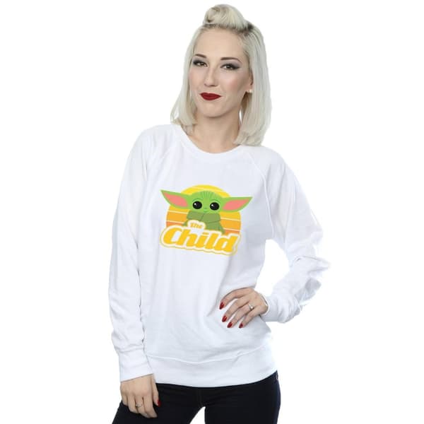 Star Wars Dam/Tjej The Mandalorian The Child Retro Sweatshirt