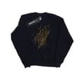 Miniatyrbillede 1 af 5: Marvel Womens/Ladies Black Panther Gold Head Sweatshirt