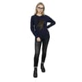 Miniatyrbillede 4 af 5: Marvel Womens/Ladies Black Panther Gold Head Sweatshirt