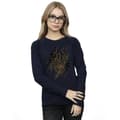 Miniatyrbillede 2 af 5: Marvel Womens/Ladies Black Panther Gold Head Sweatshirt