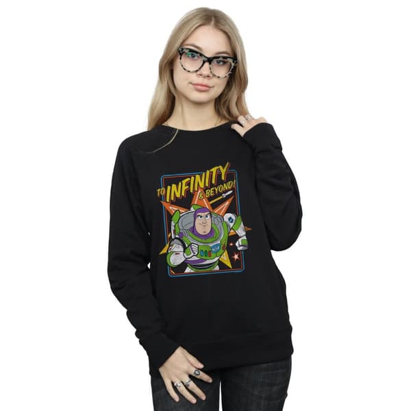 Disney Sweatshirt för kvinnor/damer Toy Story 4 Buzz To Infinity