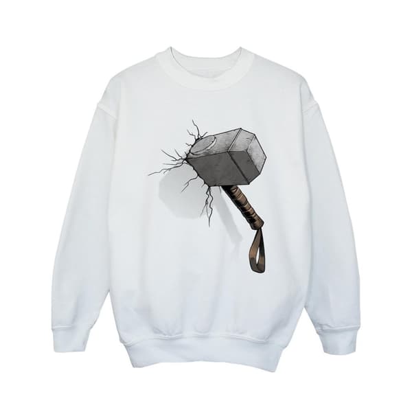 Marvel Universe Girls Thor Hammer Crack Sweatshirt