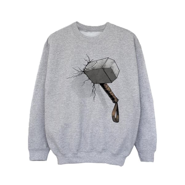 Marvel Universe Girls Thor Hammer Crack Sweatshirt