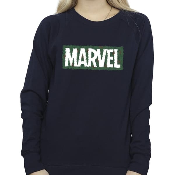 Marvel Dam/Tjej Holly Logo Sweatshirt
