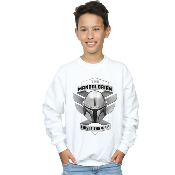Star Wars Boys The Mandalorian This Is The Way Mando Sweatshirt