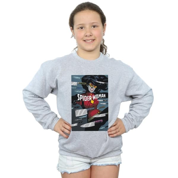 Marvel Girls Spider-Woman Cover Sweatshirt