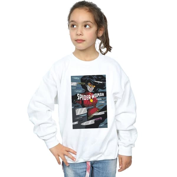 Marvel Girls Spider-Woman Cover Sweatshirt