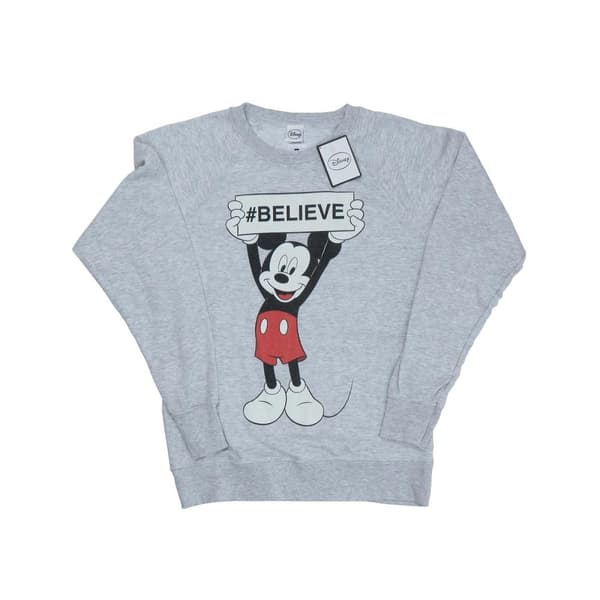 Disney Dam/Tjej Musse Pigg Believe Sweatshirt