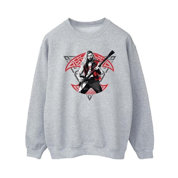 Marvel Womens/Ladies Thor Love And Thunder Solo Guitar Sweatshirt