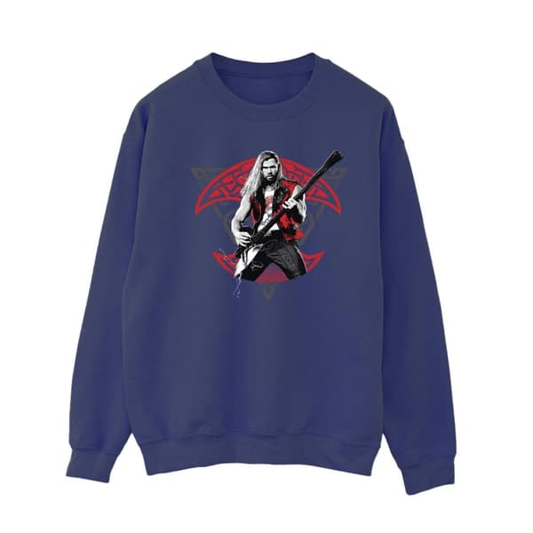 Marvel Womens/Ladies Thor Love And Thunder Solo Guitar Sweatshirt