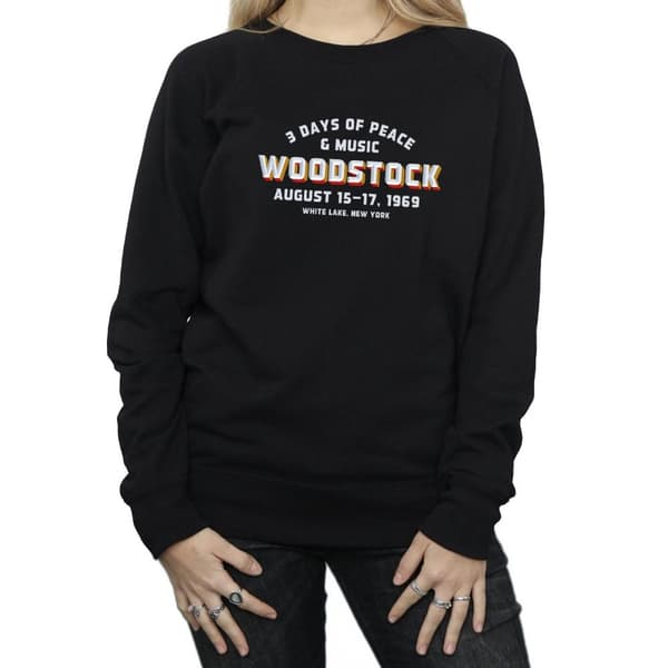 Woodstock Womens/Ladies Varsity 1969 Sweatshirt