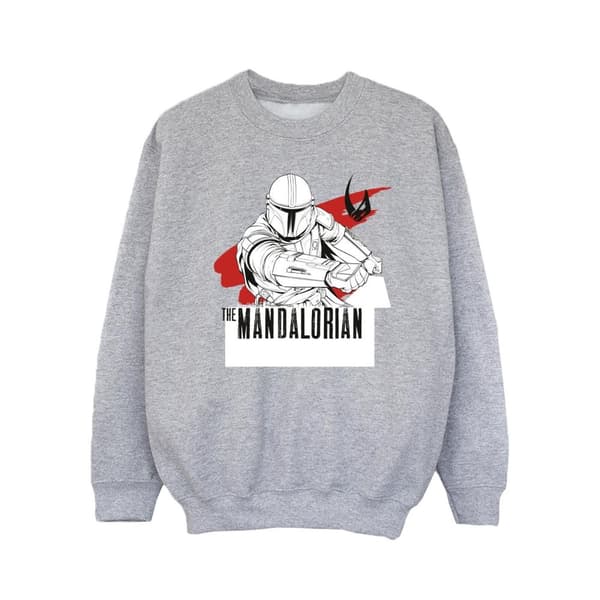 Star Wars Mandalorianen Mando skjuter tröja för flickor