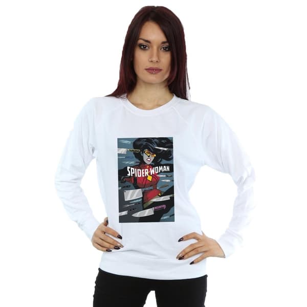 Marvel Womens/Ladies Spider-Woman Cover Sweatshirt