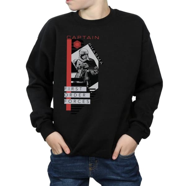 Star Wars Boys The Last Jedi Captain Phasma Sweatshirt
