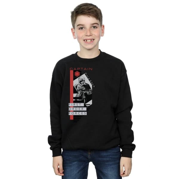 Star Wars Boys The Last Jedi Captain Phasma Sweatshirt