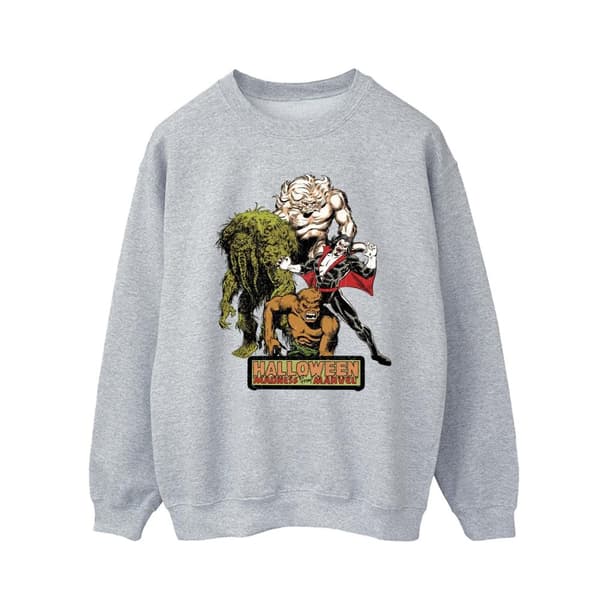 Marvel Mens Halloween Monsters Sweatshirt