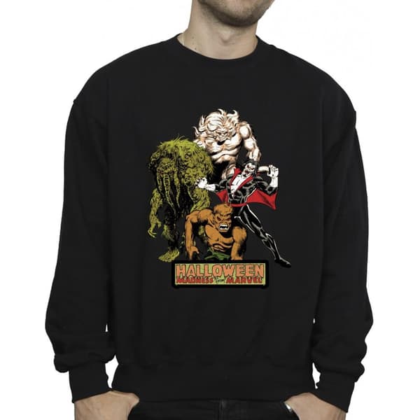 Marvel Mens Halloween Monsters Sweatshirt