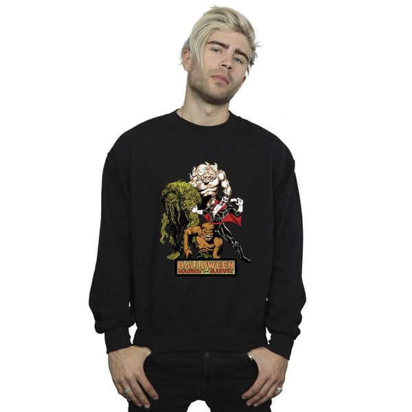 Marvel Mens Halloween Monsters Sweatshirt