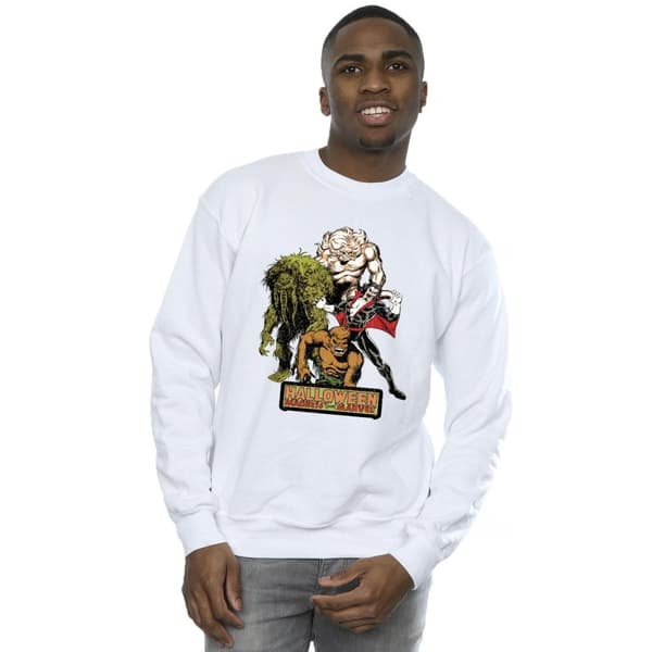 Marvel Mens Halloween Monsters Sweatshirt