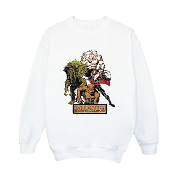 Marvel Mens Halloween Monsters Sweatshirt
