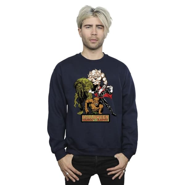 Marvel Mens Halloween Monsters Sweatshirt