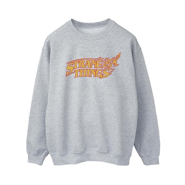 Netflix Womens/Ladies Stranger Things Logo Breaking Sweatshirt
