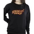 Miniatyrbild 3 av 4: Netflix Dam/Tjej Stranger Things Logo Breaking Sweatshirt