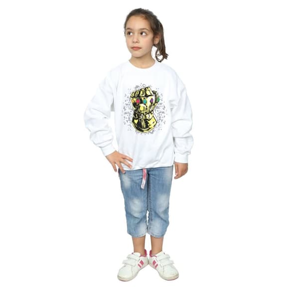Marvel Girls Avengers Infinity War Thanos Fist Sweatshirt