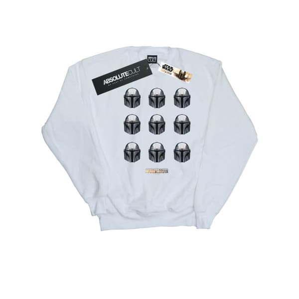 Star Wars Sweatshirt med hjälmmönster från The Mandalorian