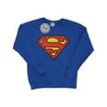 Miniatyrbillede 1 af 5: DC Comics Womens/Ladies Superman Logo Boyfriend Fit Sweatshirt